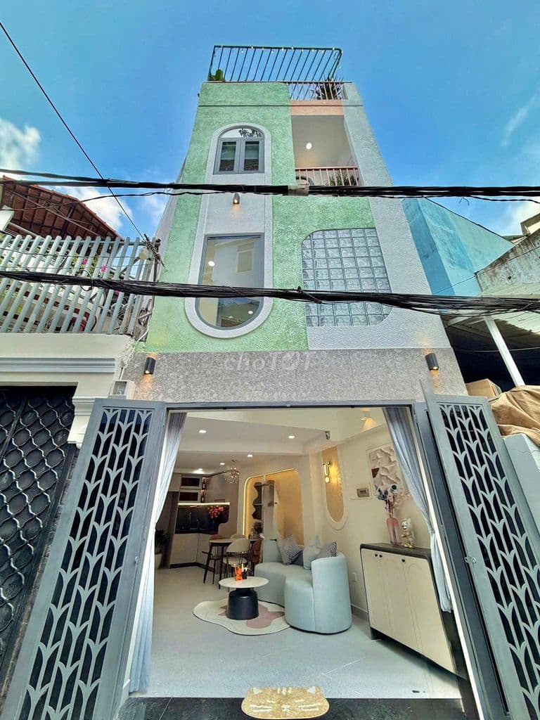 Nhà mới 3 tầng hẻm rộng Kinh Dương Vương, 40m2, 3 PN, gần CV Phú Lâm