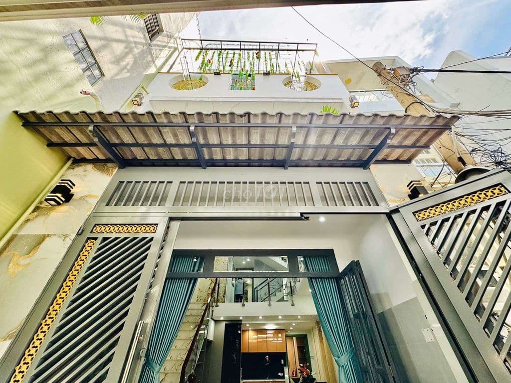 NHÀ 4 TẦNG 56.7m2 SÁT MẶT TIỀN, NGAY EMART 2 PHAN HUY ÍCH