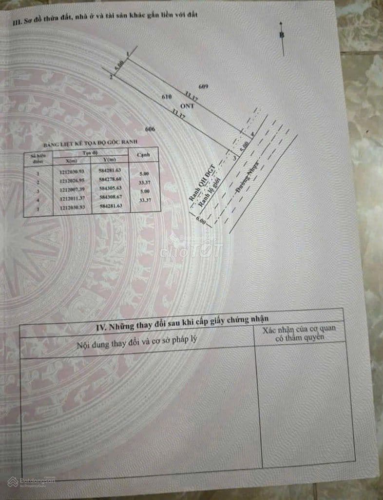 Đi nước ngoài chính chủ bán nhanh lô đất 166m2 sổ riêng, giá 1tỷ2 - Ảnh 3