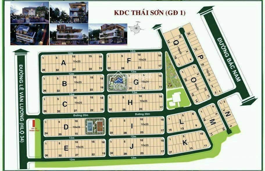 Kẹt Tiền Bán Gấp Nền Biệt Thự Thái Sơn Vị Trí Đẹp Chỉ 62tr/m2.