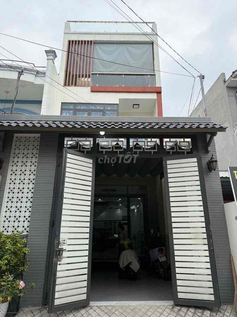 BÁN NHÀ SHR MẶT TIỀN ĐG NGUYỄN THỊ THƠI(HT18) QUẬN12 5 dài 25 GIÁ 9T8