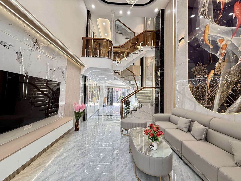 Cặp Siêu Phẩm 4mx20m. 4 Tầng Có Thang Máy Và Ô Chờ Hẻm nhựa 10m TCH 10 - Ảnh 3