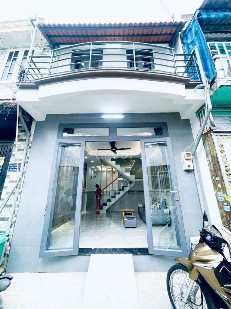 Nhà đường xe hơi hẻm 551 Lê Văn Khương Q12, 4mx10m giá 1ty820 TL mạnh - Ảnh 2
