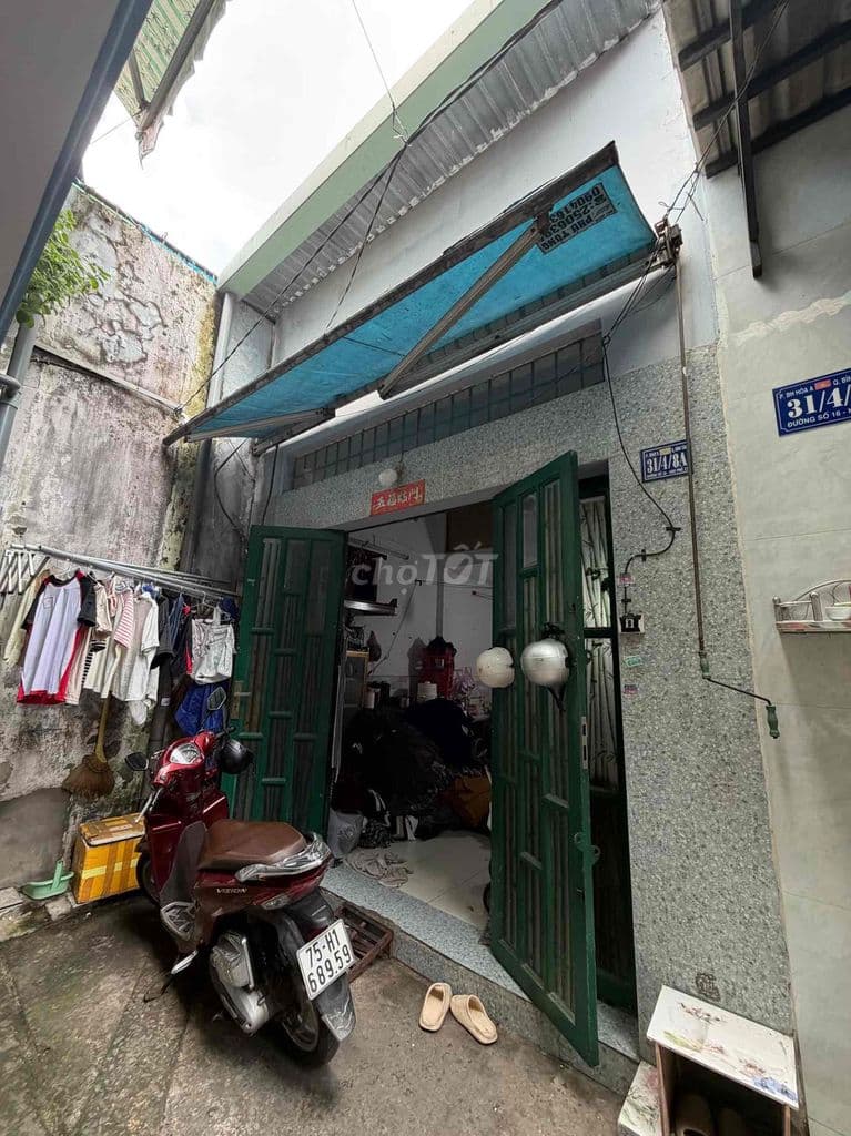 Nhà hẻm 31/4/8A Đường 16 gò xoài