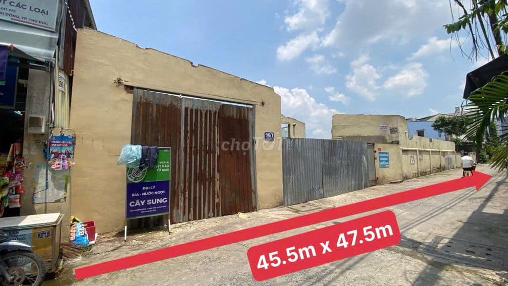 Bán đất đường số 9 P. Linh Tây gần ngay chợ Thủ Đức (2.156m2) 50 tr/m2