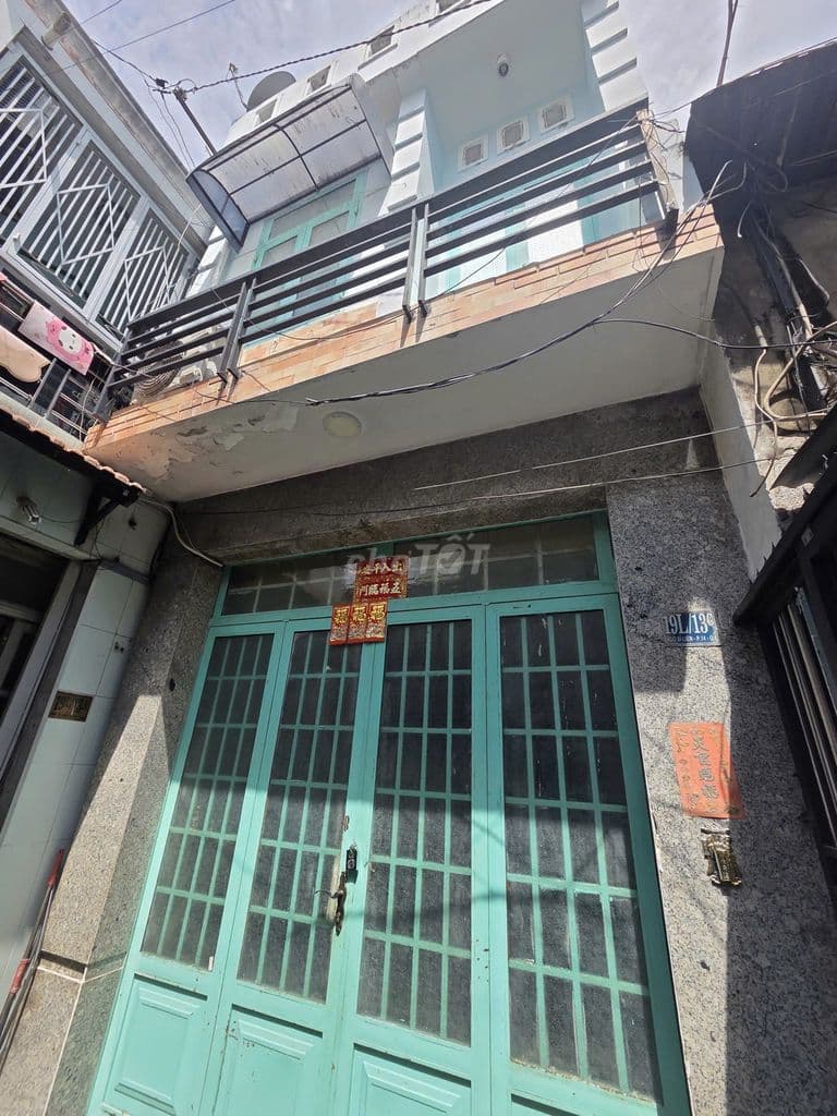 BÁN NHÀ 1 TRỆT 1 LẦU, 33M2 ( DTSD 66M2), 2PN, NGÔ SĨ LIÊN, P.14, Q.8