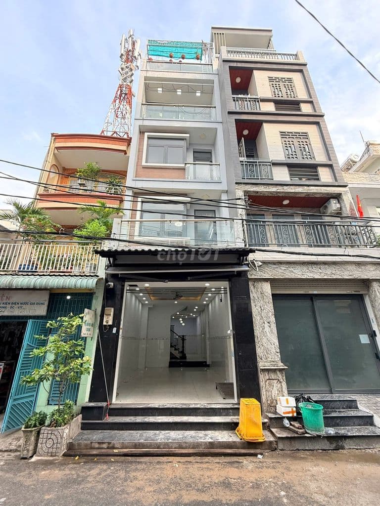 Tòa nhà Mặt tiền 5 tầng 7pn, dòng tiền 40 triệu , Dài 16 mét ngang 4