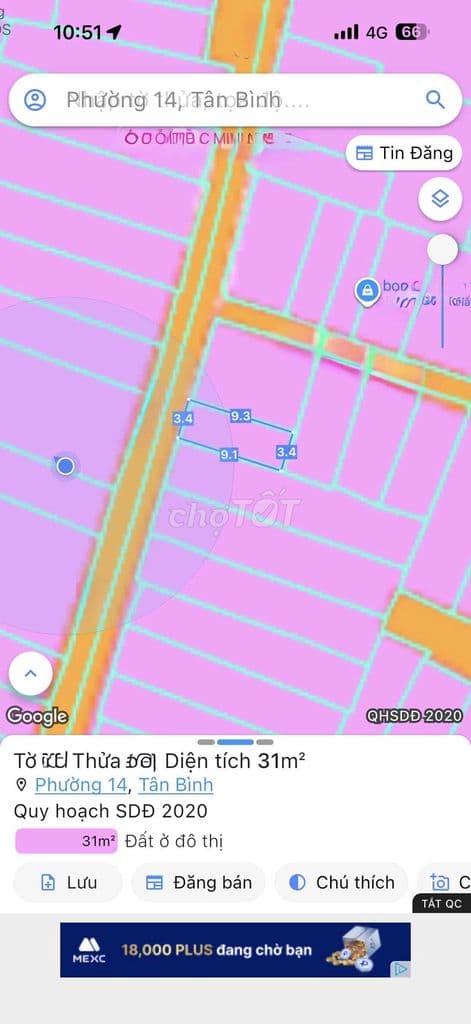 Khu Bàu Cát - Xe Hơi Thông - Giáp T3 - 30M2 - 1 Lầu Đúc BTCT