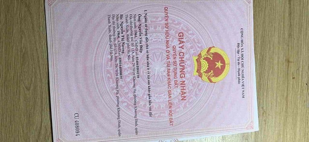 Chinh chủ cần Bán