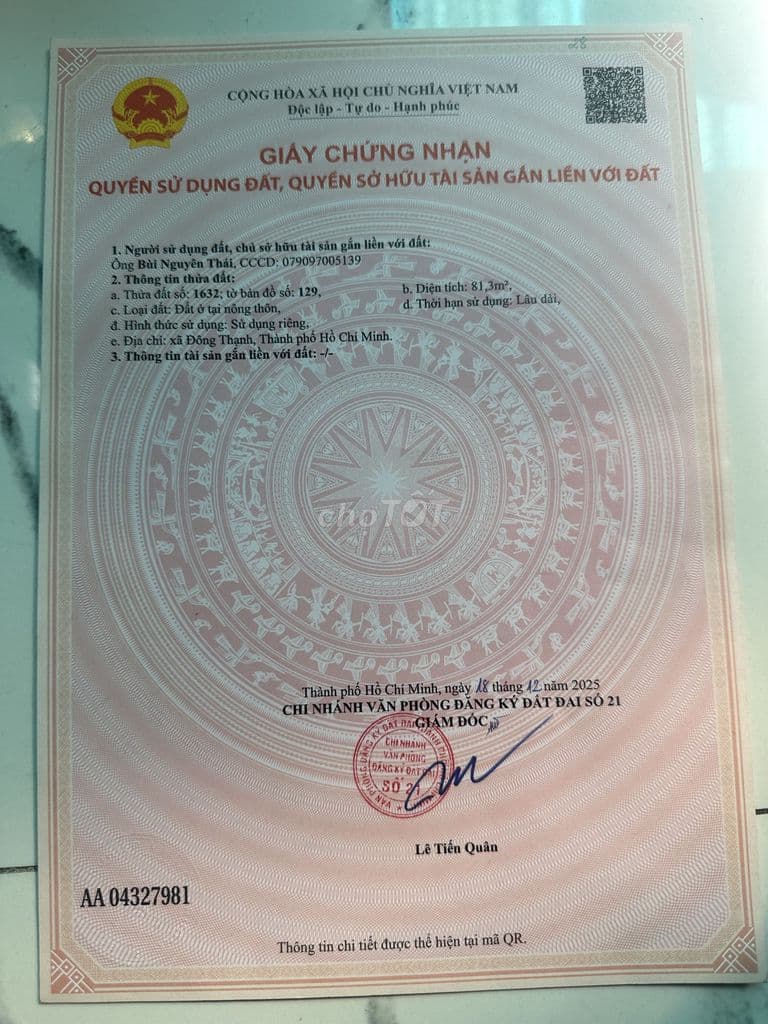 đất chính chủ - Ảnh 3