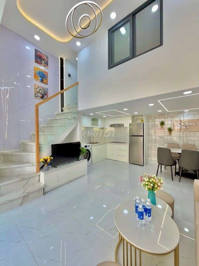 3 Tầng Sát Mặt Tiền xe hơi,Dtích 33m2,SHR, tăng full nội thất,PVTri, - Ảnh 3