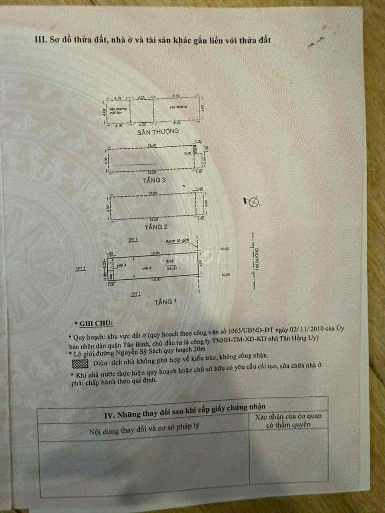 gấp! mặt tiền Nguyễn Sỹ Sách 4x16m, 4 tầng giá 13,3 tỷ Tl - Ảnh 2