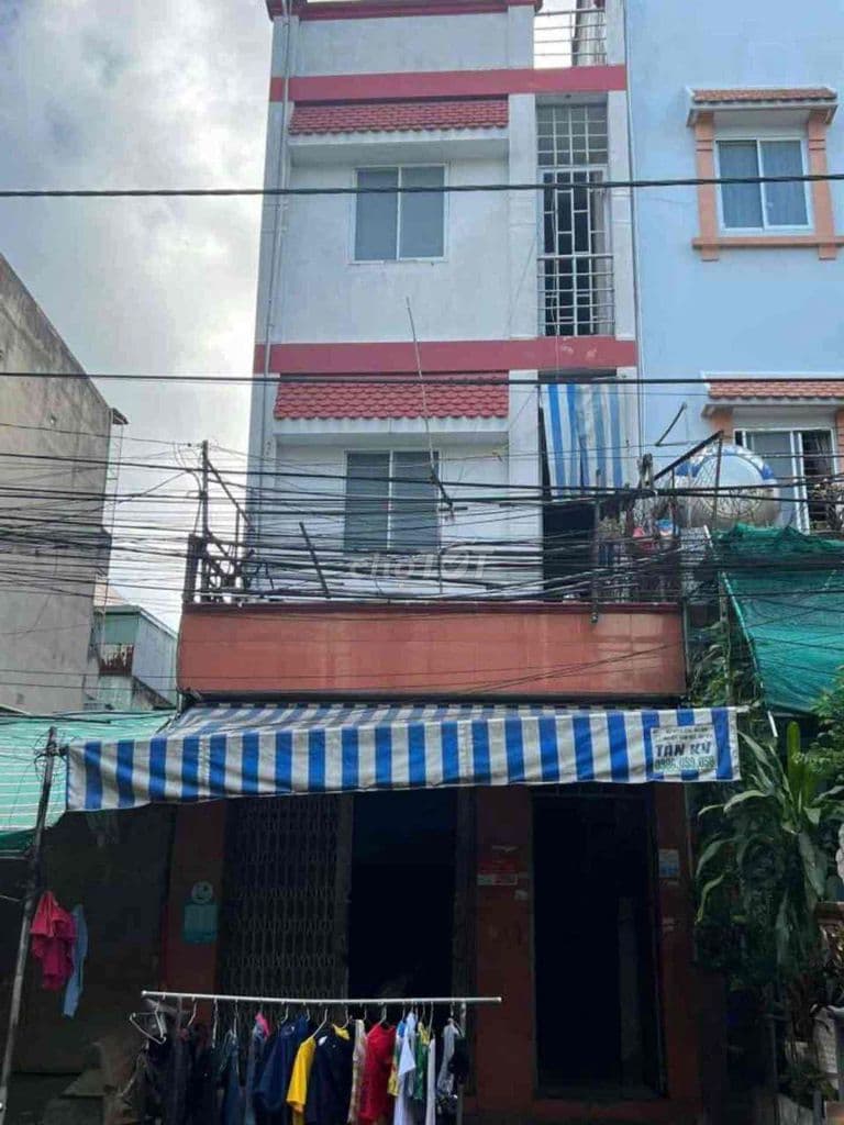 MT đường số 5 KDC Bắc Lương Bèo Tân Tạo Bình Tân, 88m2(4x22) 4 tầng