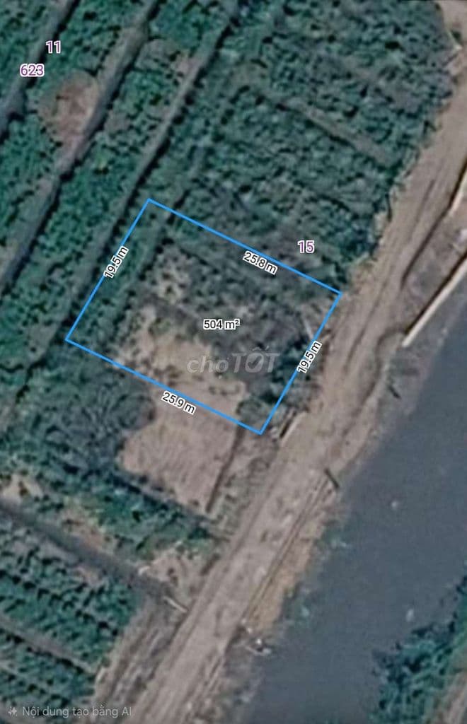 500m2 mặt tiền đường nhựa 1ty700