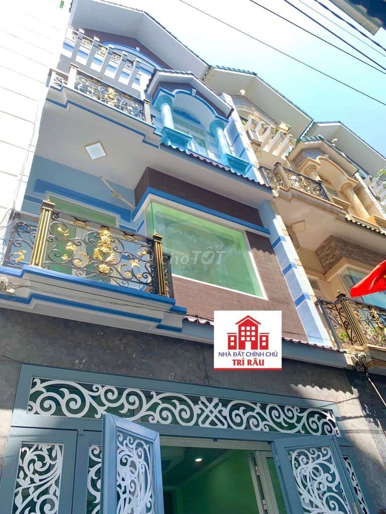 Nhà Phố 3 Lầu 4x15m, Xe Hơi Nhà KDC A.D.Vương p16 Q8 gần V.V.Kiệt - Ảnh 2