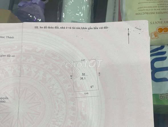 bán nhà giải phóng 38m2 hơn 8 tỷ