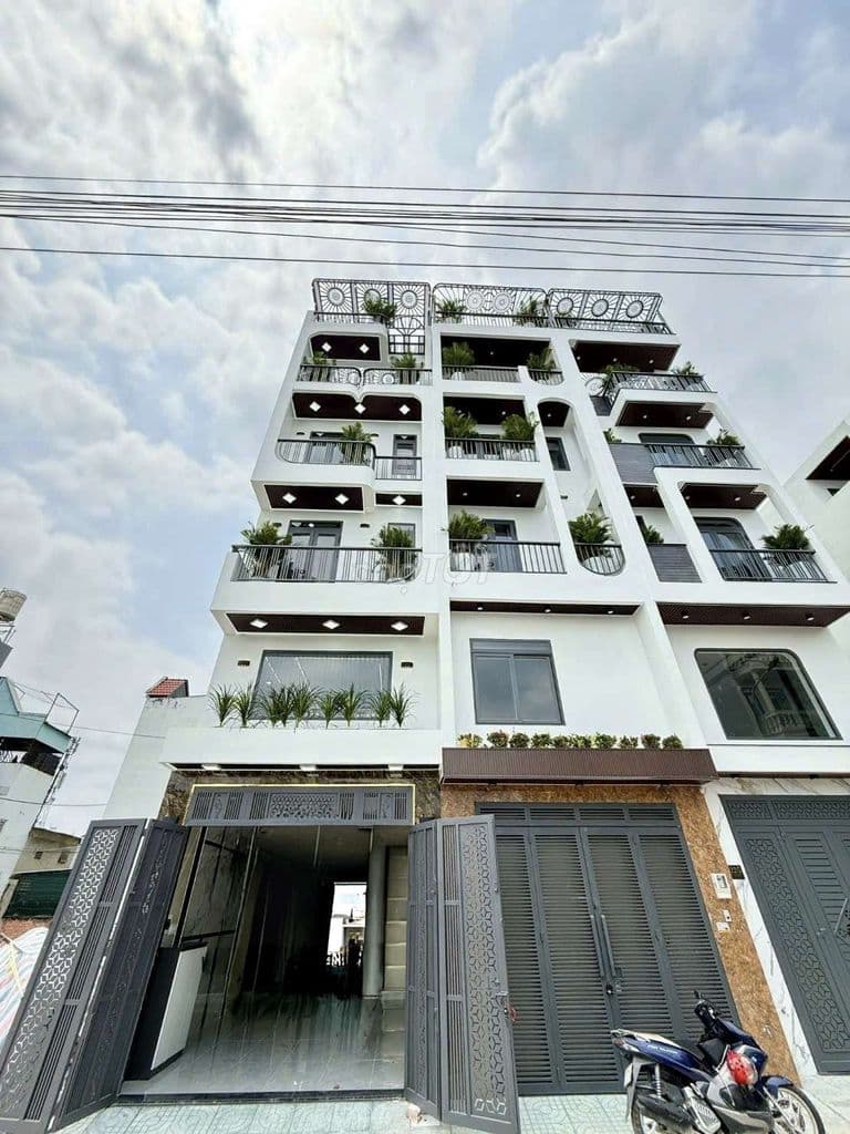 Nhà phố Thang máy 4x16m 1lững 3 lầu đường 10m khu đồng bộ Thới an16