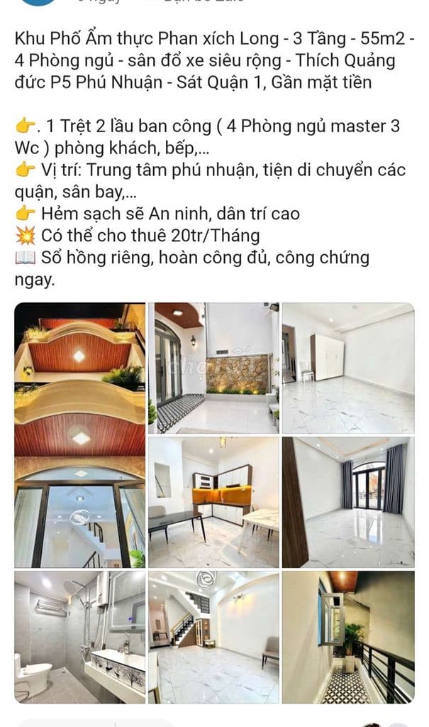 nhà bán phan văn trị 3 tầng gần chợ bà chiểu , bệnh viện - Ảnh 3