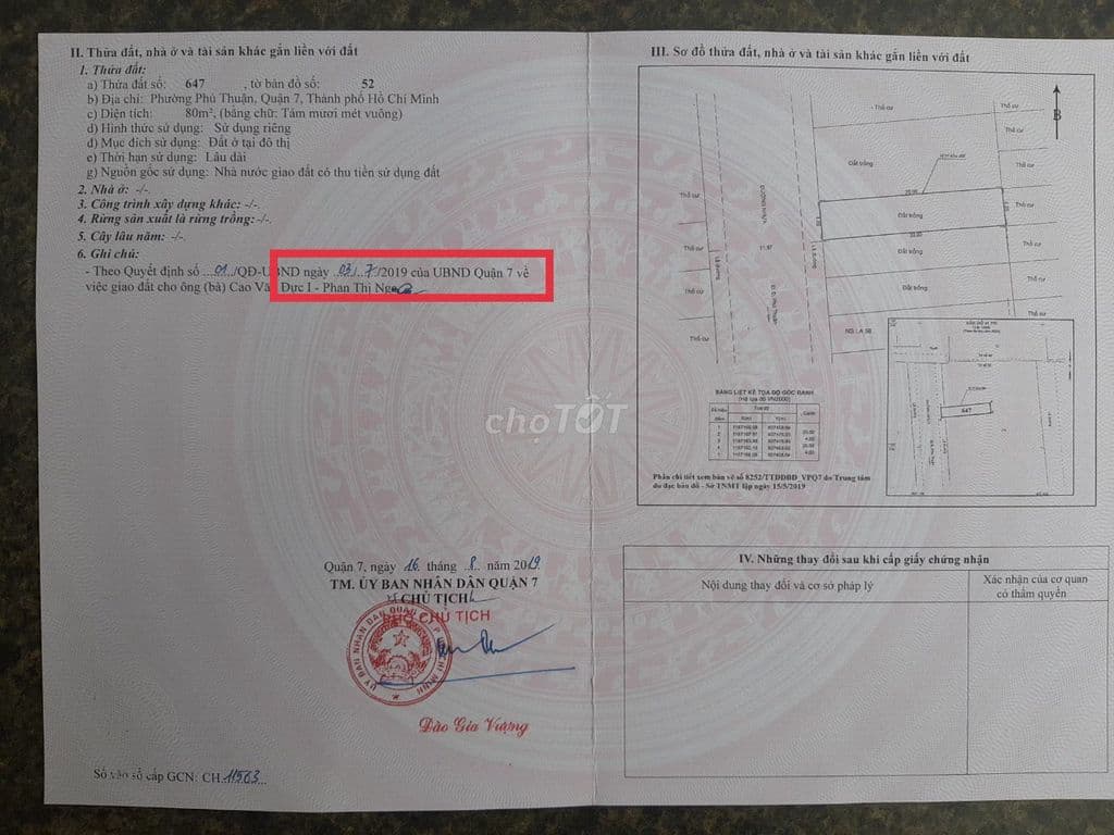 bán đất view công viên Nam Long Đường Phú Thuận - 80m2 ~ Giá 10.8 Tỷ