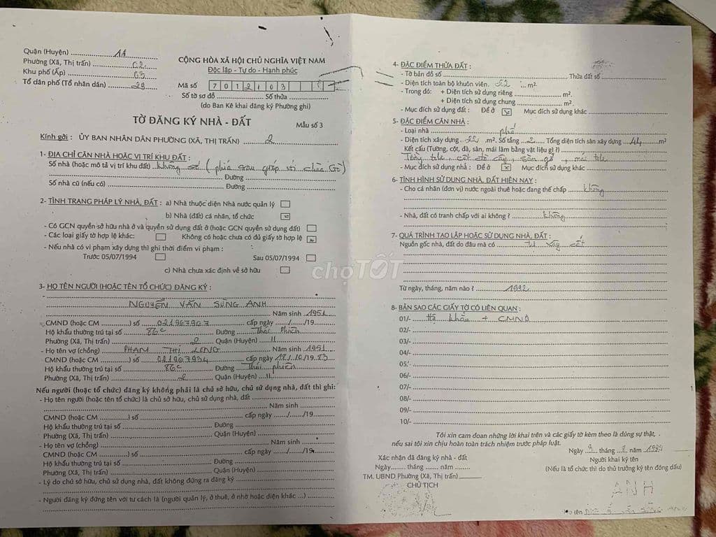 Bán nền nhà vị trí Trung Tâm Q11, 76A4/7ST Thái Phiên, P2, Q11, TP.HCM
