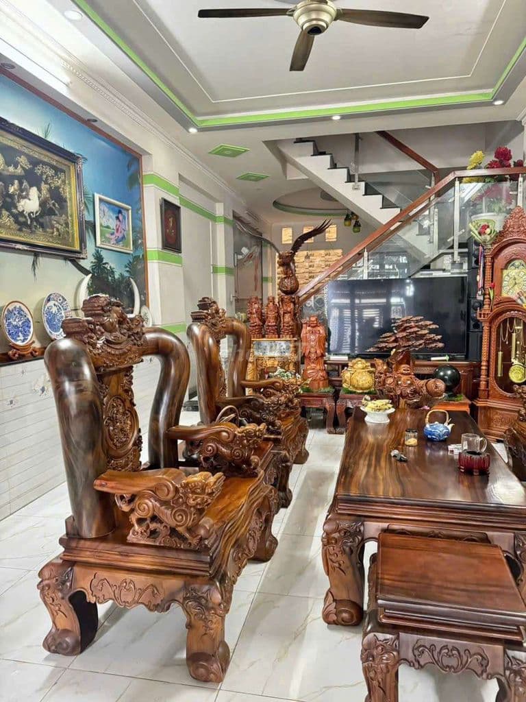 GẤP BÁN NHÀ-HẺM XE HƠI -TÂY HOÀ, NGÃ TƯ MK–GA METRO, 85M2, 2TẦNG 4.99T