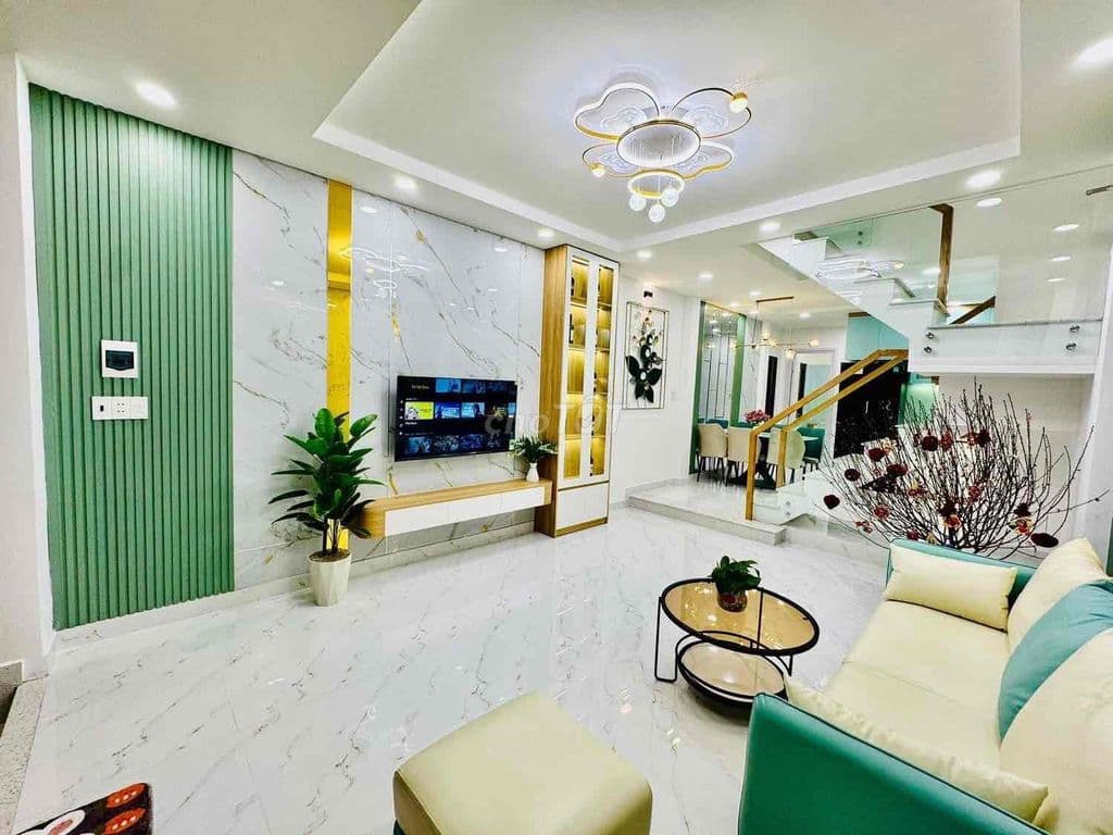 Nhà mới 2 mặt hẻm ô tô Thích Quảng Đức – ở ngay – 3PN – giá chỉ 9.8