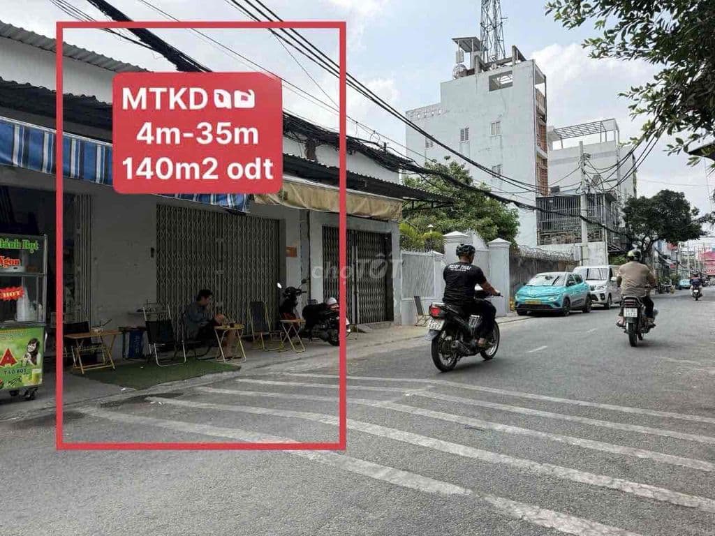mặt tiền Khu Lê Văn Quới đường 6 vào. Dt 4x35, chỉ 60tr/m2