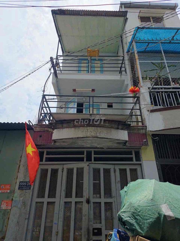 (4Tỷ350Tr-QTânBình) 1/ hẻm 888 2.5mx12m 30m2 1 trệt 2 lầu