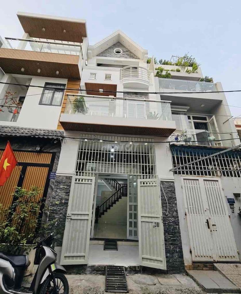 Nhà 2 Lầu 4PN Giáp Quận 6, Hẻm Ô Tô Vào Nhà, Hoàn Công Đủ 6.6 Tỷ