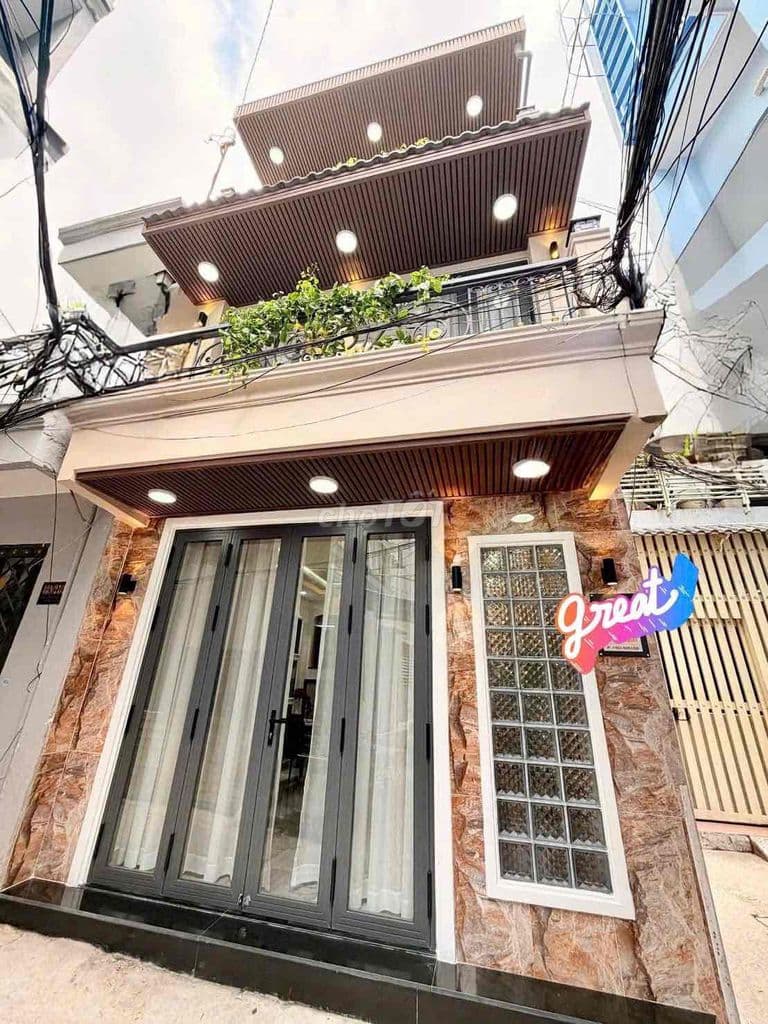 💥NHÀ Hẻm XH 489/ VIP Huỳnh Văn Bánh 3 tầng mới đẹp 💫DT: 4m x 7m vuông