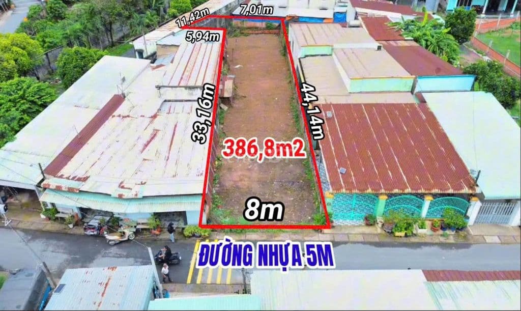 BÁN ĐẤT FULL THỔ CƯ - MẶT TIỀN NHỰA CỦ CHI