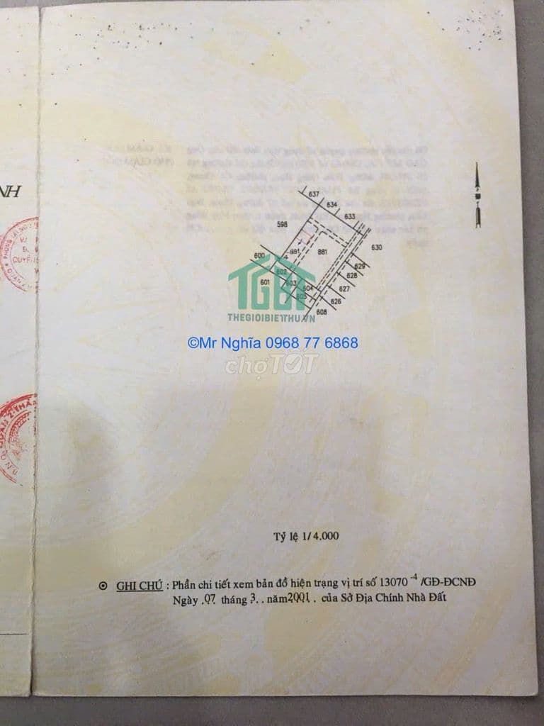 Bán lô đất biệt thự khu 216 Nguyễn Văn Hưởng 2 mặt tiền - Ảnh 2