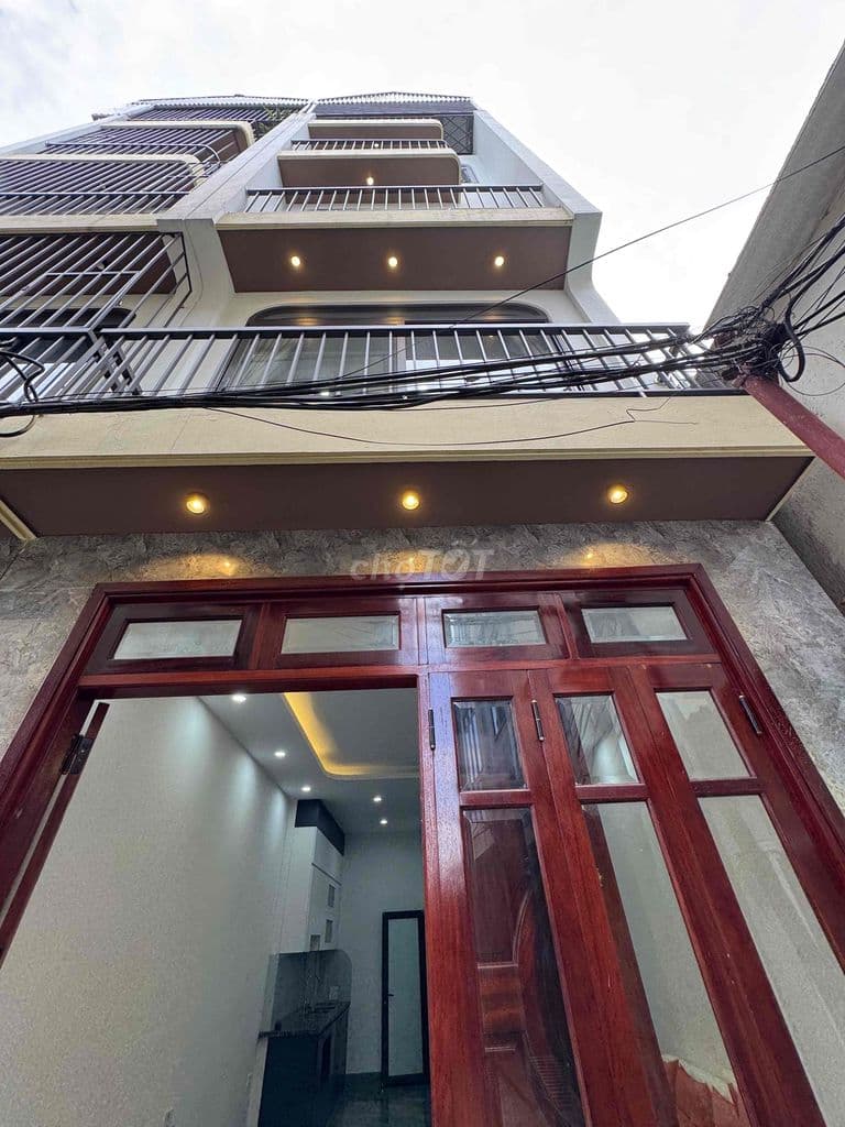 Cc BÁN NHÀ MỚI, 5TẦNG, VIEW HỒ 30HA, CẠNH TRƯỜNG CẤP 3 THACH BÀN