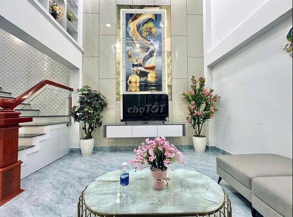 🆘BÁN NHÀ HẺM XE HƠI PHƯỜNG 12-Dt 4,3x12m-ĐÚC 5 TẦNG-4PN-5WC-ĐẸP Ở NGAY - Ảnh 2