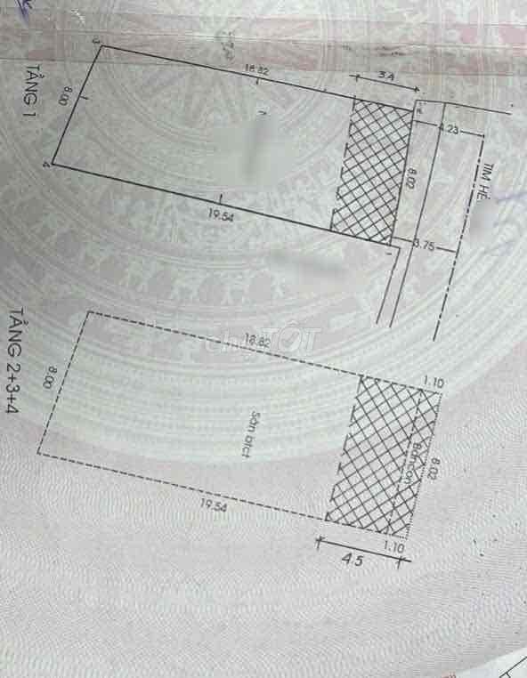 Nhà 4 tấm 8x20m HẺM XE HƠI Luỹ Bán Bích giá chỉ 20 tỷ