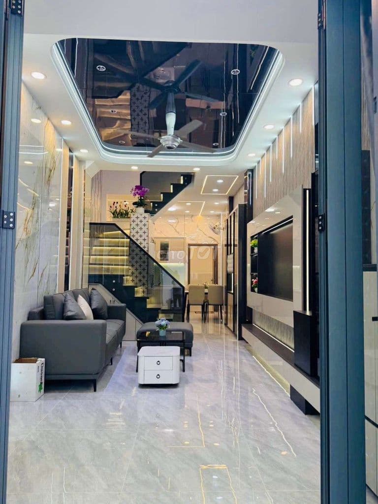 BÁN NHÀ BÙI QUANG LÀ -GÒ VẤP DT:4M ×14 M GẦN HXH - Ảnh 2