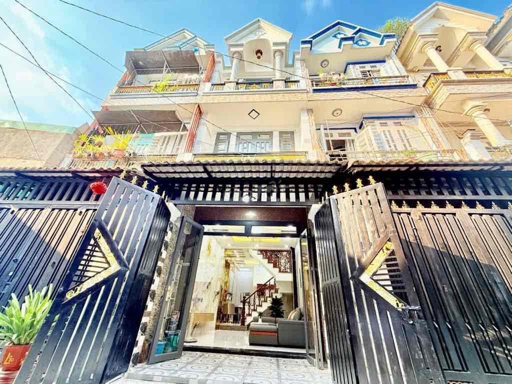 NHÀ 3 TẦNG ĐẸP LUNG LINH HT13 - QUẬN 12 - HẺM Ô TÔ 5M-CHỈ 5,19 TỶ - Ảnh 2