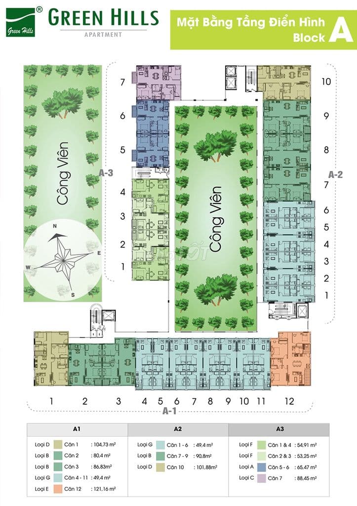 Căn hộ Green Town Bình Tân 53m 2pn1wc đã có sổ 2.45tỷ block A ht vay - Ảnh 3
