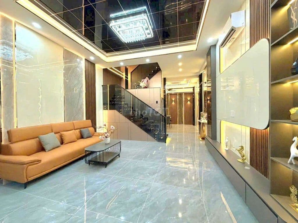 HIẾM??? NHÀ ĐẸP 3 TẦNG HẺM XE HƠI 5X12M. CHỈ 6.95 TỶ - Ảnh 2