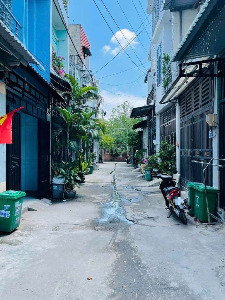 Bán nhà đường 5m thông, sổ riêng, (4x10) Full thổ cư, trệt, 1 lầu, Q12 - Ảnh 2