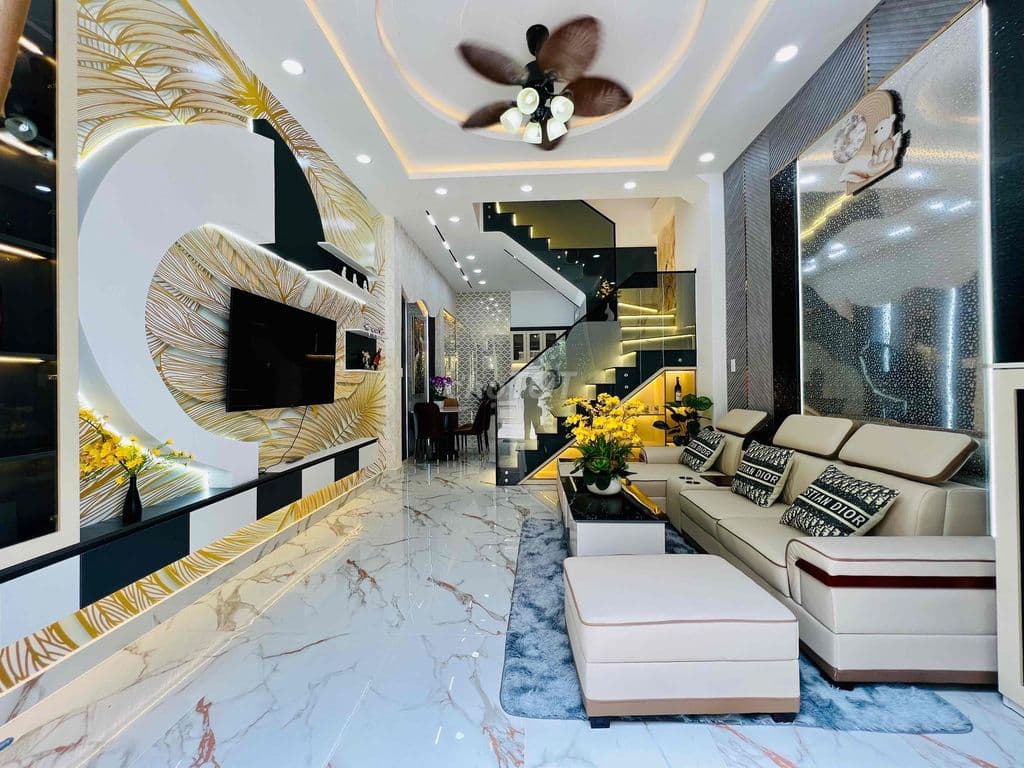 Nhà xây mới Hẻm xe hơi Full NT đẹp - Nguyễn Văn Khối, Gò Vấp -6,48T