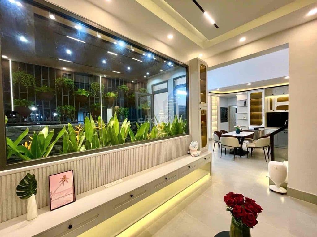 Nhà vườn góc 2 mặt thoáng mát Huỳnh Tấn Phát mới xây , full nội thất c - Ảnh 2