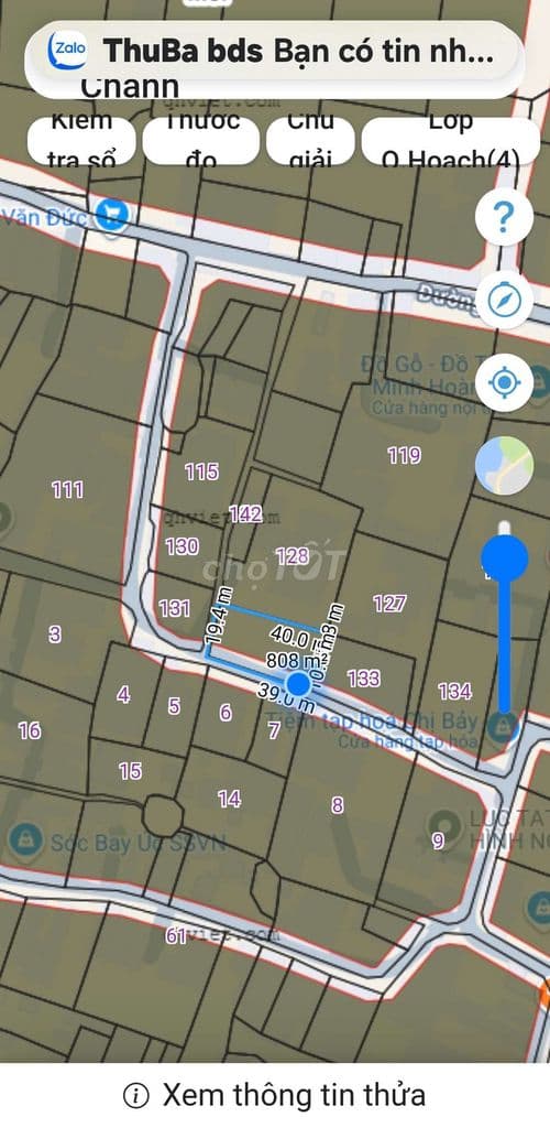 CẦN BÁN ĐẤT THỔ CƯ SỔ HỒNG RIÊNG – HẺM 6M THÔNG 💰 Giá bán: 3 tỷ 900 - Ảnh 2