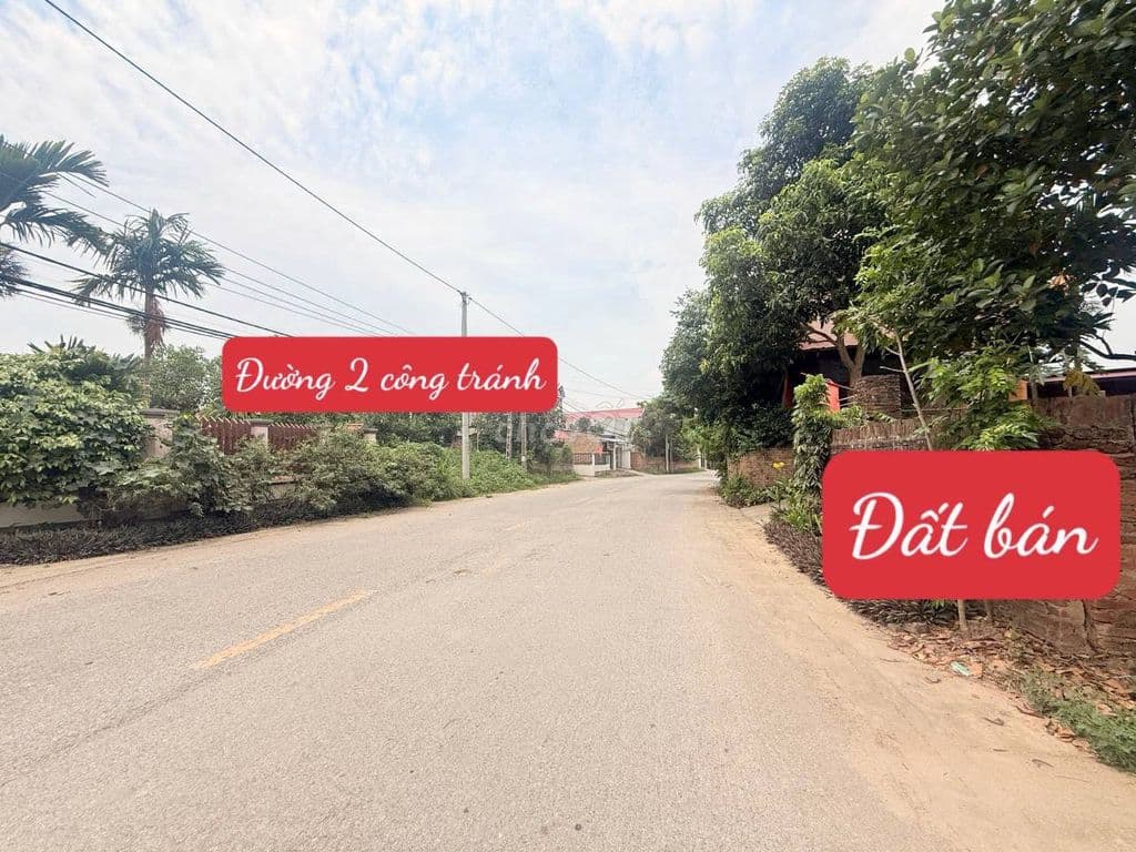 bán lô đất mặt đường nhựa Đô Tân Sóc Sơn