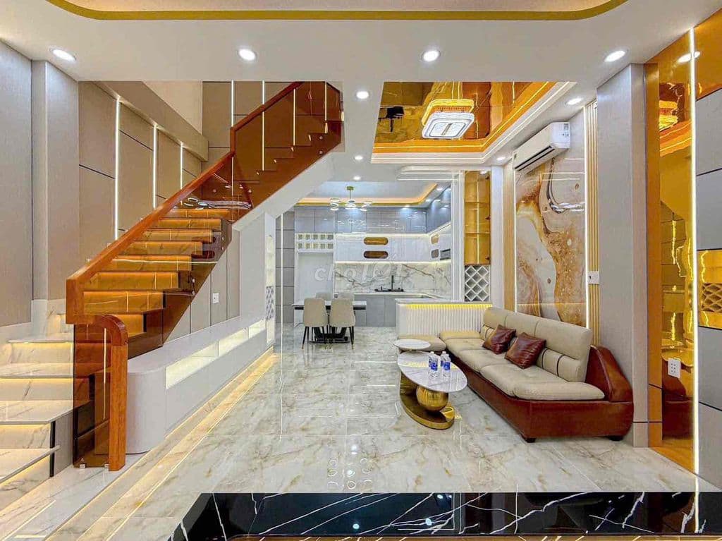 Bán nhà hẻm 56 Gò Ô môi Dt 5x12m trệt 2 lầu giá 10ty6 - Ảnh 3