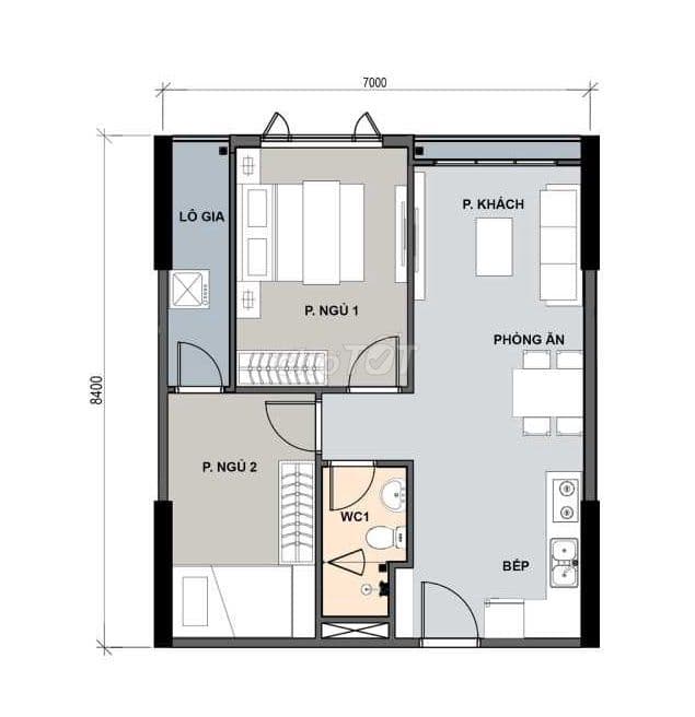 Chính chủ bán căn Picity 2pn vị trí siêu đẹp view trực diện hồ bơi - Ảnh 2