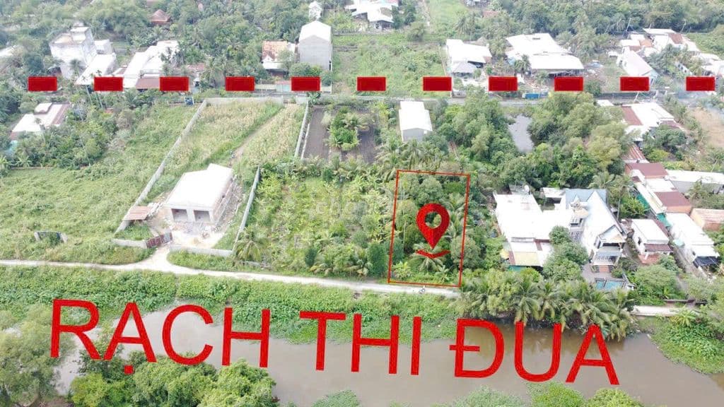 Ngộp 456m👉300đất ở mặt tiền sông mát mẻ vườn sẳn măng cụt,sầu riêng - Ảnh 3