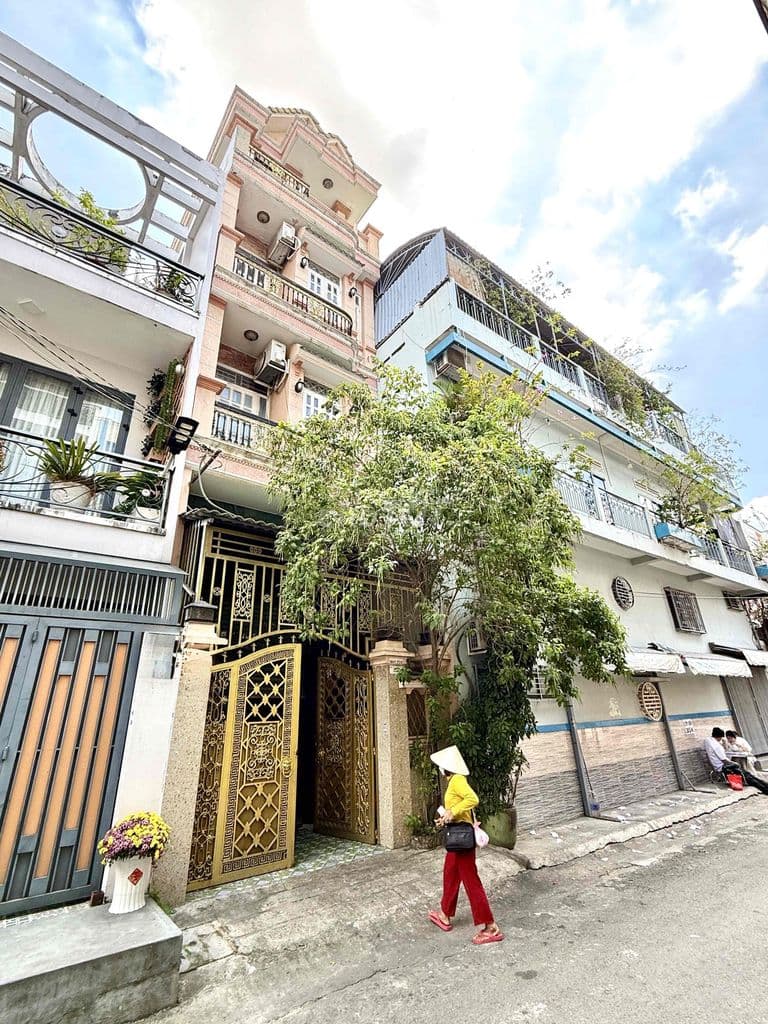 MẶT TIỀN KHU VIP BÌNH PHÚ - TRUNG TÂM QUẬN 6 - 5 TẦNG NHÀ MỚI ĐẸP