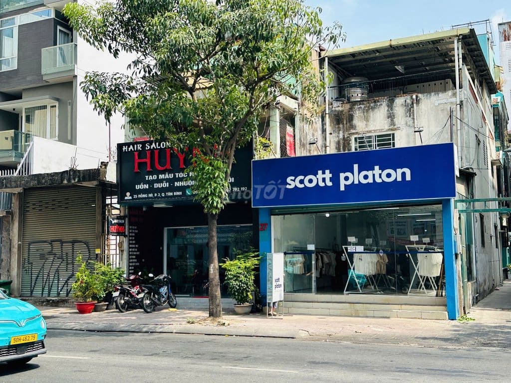 Góc 2 MT đường Hồng Hà 5.3x21m, 2 lầu ST,giá: 230tr/m TL, Q Tân Bình