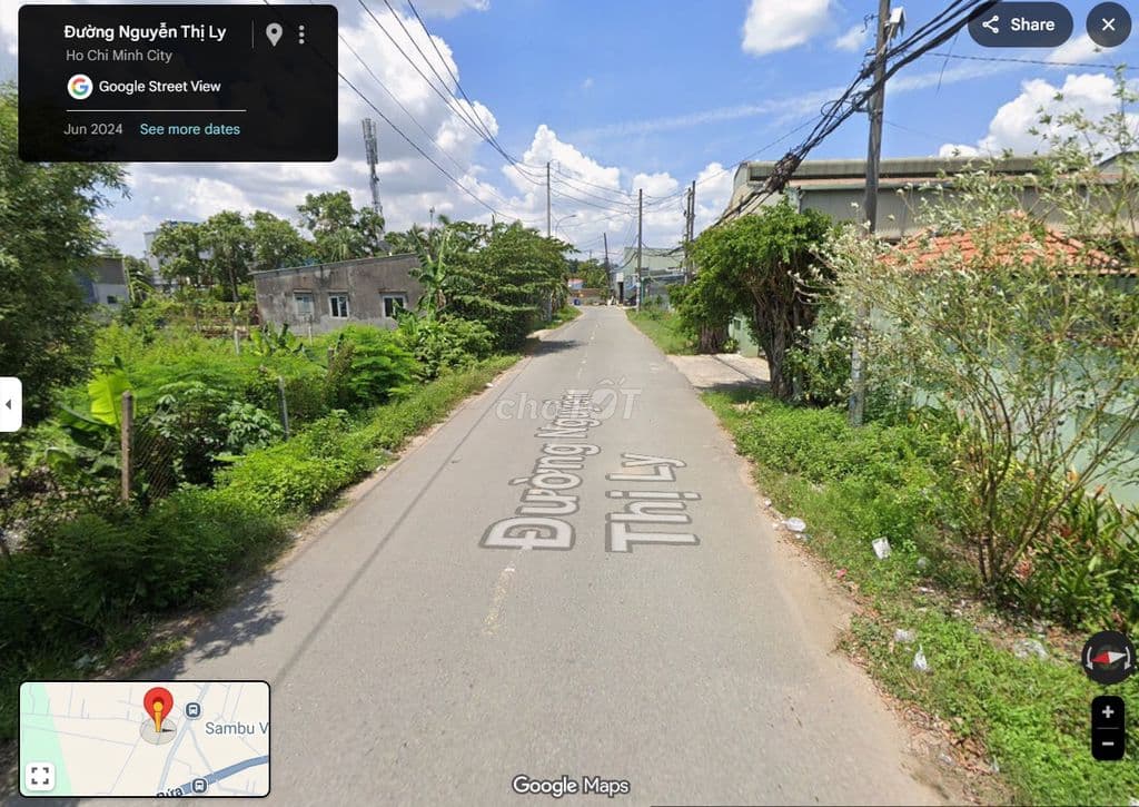 Bán 105m2 đất Hóc Môn, Nguyễn Thị Ly xã Xuân Thới Sơn giá